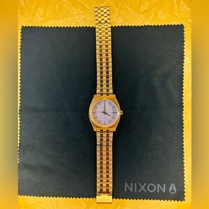 Nixon The Time Teller Rose Gold SS Wristwatch